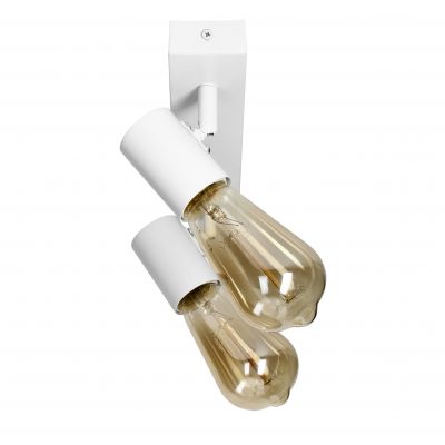 RIO SP 2, oprawa ścienno-sufitowa, E27 max. 2x60W, IP20, biała (AD-OP-6430WE27)