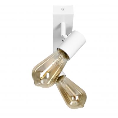 RIO SP 2, oprawa ścienno-sufitowa, E27 max. 2x60W, IP20, biała (AD-OP-6430WE27)