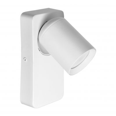 MALTA SP 1, oprawa ścienno-sufitowa, GU10 max. 12W, IP20, biała, prostokątna podstawa (AD-OP-6480WGU10)