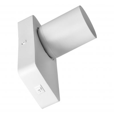 MALTA SP 1, oprawa ścienno-sufitowa, GU10 max. 12W, IP20, biała, prostokątna podstawa (AD-OP-6480WGU10)