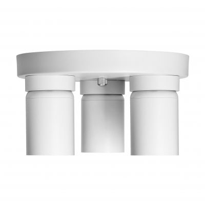 MALTA SP 3, oprawa ścienno-sufitowa, GU10 max. 3x12W, IP20, biała, okrągła podstawa (AD-OP-6484WGU10)