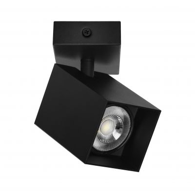 KUBAR SP 1, oprawa ścienno-sufitowa, GU10 max. 35W, IP20, czarna (AD-OP-6509BGU10)