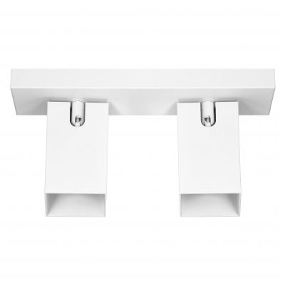 KUBAR SP 2, oprawa ścienno-sufitowa, GU10 max. 2x35W, IP20, biała (AD-OP-6510WGU10)