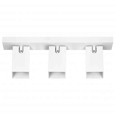 KUBAR SP 3, oprawa ścienno-sufitowa, GU10 max. 3x35W, IP20, biała (AD-OP-6511WGU10)