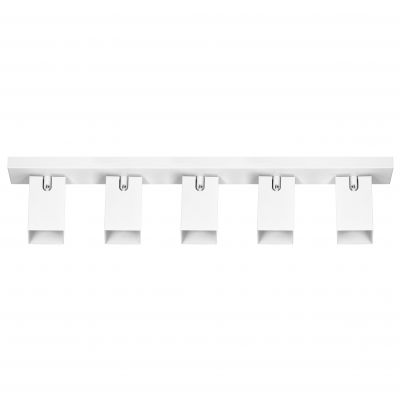 KUBAR SP 5, oprawa ścienno-sufitowa, GU10 max. 5x35W, IP20, biała (AD-OP-6513WGU10)