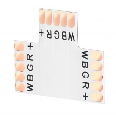 Złączka LED RGBW 12mm trójnik "T" (AD-TL-6499/Z/T/RGBW)