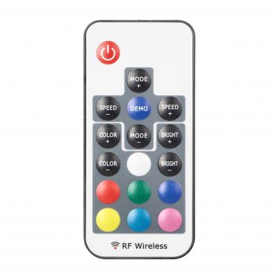 Sterownik LED RGB RF 12V 6A 72W z pilotem 17 przycisków (AD-TL-6500/P17)