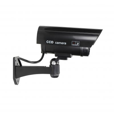 Atrapa kamery monitorującej CCTV, bateryjna, czarna (CD-3/B)