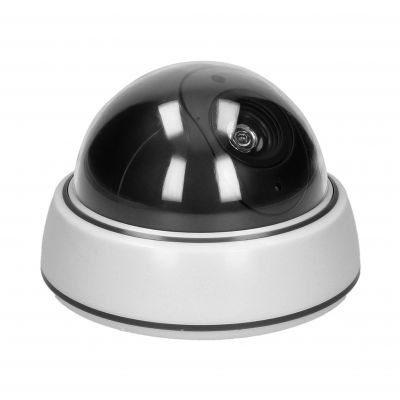 Atrapa kopułkowej kamery monitorującej CCTV, bez podczerwieni, bateryjna (CD-7)