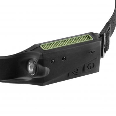 Latarka czołowa LED COB + XPE z akumulatorem 1200 mAh (LT-10)