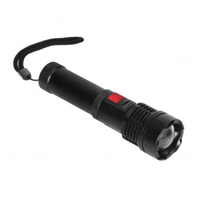 Latarka LED COB 12W z zoomem i akumulatorem 2200 mAh (LT-12)
