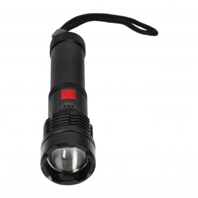 Latarka LED COB 12W z zoomem i akumulatorem 2200 mAh (LT-12)