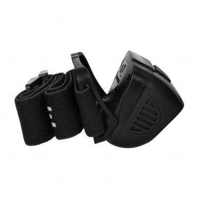 Latarka czołowa COB+LED, ładowanie USB, czujnik ruchu, czarna (LT-13/B)