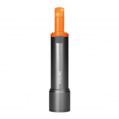 Latarka LED SMD 10W + COB 2W, 350lm, 1200 mAh, funkcja zoom, kolorowe nakładki (LT-18)