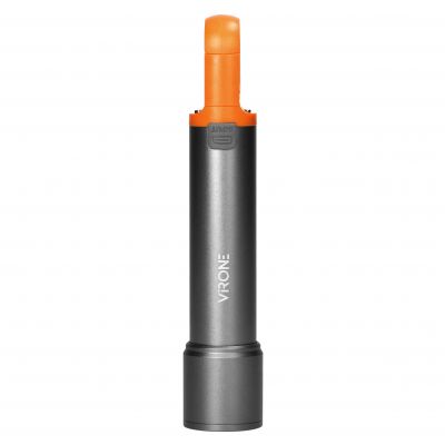 Latarka LED SMD 10W + COB 2W, 350lm, 1200 mAh, funkcja zoom, kolorowe nakładki (LT-18)