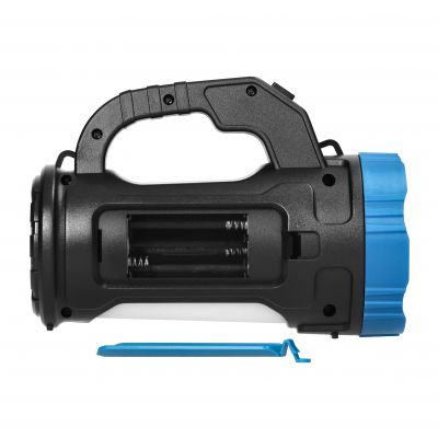 Latarka LED SMD 3W + COB 3W, 110lm, dwie opcje zasilania - akumulator 1200 mAh lub 3xAA (LT-19)