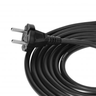Przewód przyłączeniowy wtyczka guma 2x1,5mm2 IP20, 3m (OR-AE-13283/3M)
