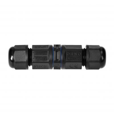 Konektor kablowy prosty z szybkozłączką IP68 MINI 2x1,5mm2, 400V/16A, (OR-AE-13618)