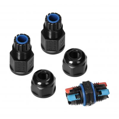 Konektor kablowy prosty z szybkozłączką IP68 MINI 2x1,5mm2, 400V/16A, (OR-AE-13618)