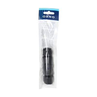 Konektor kablowy prosty z szybkozłączką IP68, 2x4mm2, 400V/20A (OR-AE-13619)
