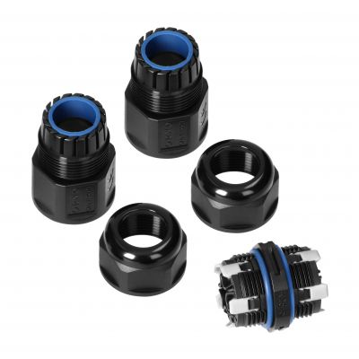 Konektor kablowy prosty z szybkozłączką IP68, 5x4mm2, 400V/20A (OR-AE-13621)