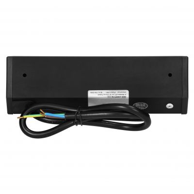 Gniazdo meblowe 3x2P+Z (Schuko), czarne (OR-GM-9001(GS)/B)