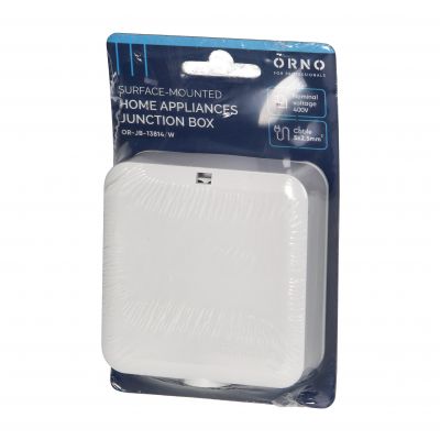 Puszka do AGD natynkowa, 5x2,5mm2, 440V (OR-JB-13814/W)