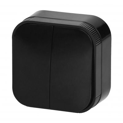 Łącznik świecznikowy natynkowy ToDo IP20, czarny (OR-OE-7201/B)