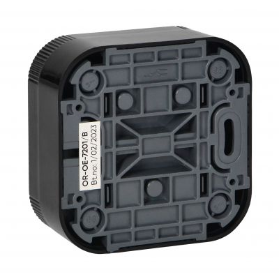 Łącznik świecznikowy natynkowy ToDo IP20, czarny (OR-OE-7201/B)