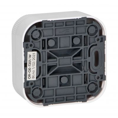 Łącznik świecznikowy natynkowy ToDo IP20, biały (OR-OE-7201/W)