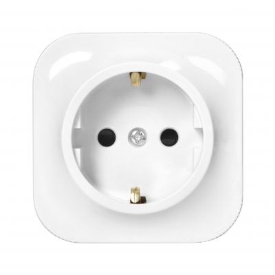 Gniazdo pojedyncze natynkowe ToDo 2P+Z Sch. IP20,biały,10szt (OR-OE-7205(GS)/W/10)