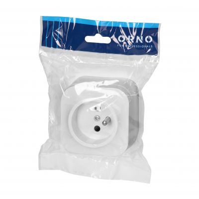 Gniazdo pojedyncze natynkowe ToDo 2P+Z IP20, biały, 10 szt. (OR-OE-7205/W/10)