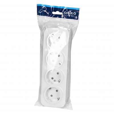 Gniazdo poczwórne natynkowy ToDo 2P+Z Schuko IP20, 16A, 230V AC, 16A, 230V AC, biały (OR-OE-7210(GS)/W)
