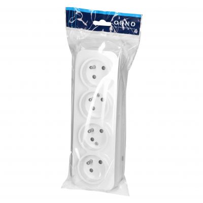 Gniazdo poczwórne natynkowy ToDo 2P+Z IP20, 16A, 230V AC, 16A, 230V AC, biały (OR-OE-7210/W)
