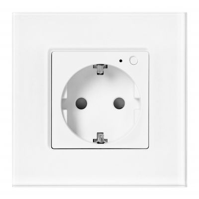 Gniazdo pojedyncze Tuya Smart Wi-Fi, Schuko, białe (OR-SH-17205(GS)/W)