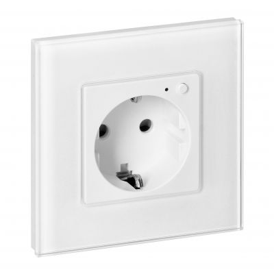Gniazdo pojedyncze Tuya Smart Wi-Fi, Schuko, białe (OR-SH-17205(GS)/W)