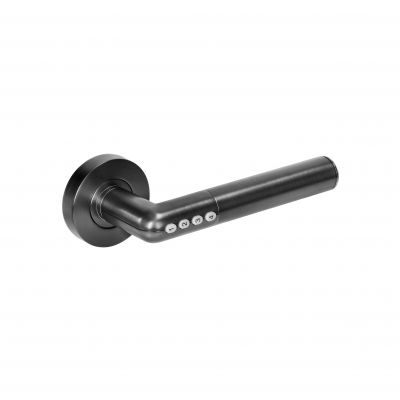 Klamka z zamkiem szyfrowym IP20 , Otwieranie na PIN i Bluetooth, czarny (OR-ZS-850/B)