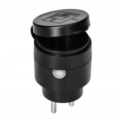 Zestaw bezprzewodowych gniazd MINI, sterowanych pilotem 2+1, 2300W, IP44 (RS-7)