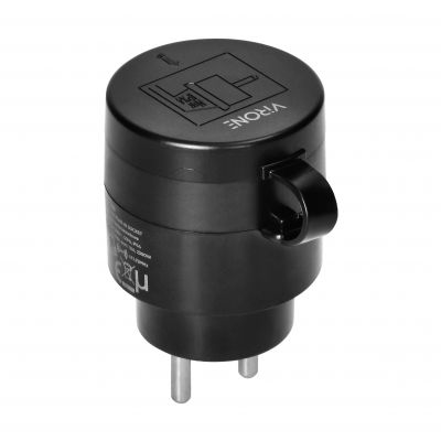 Zestaw bezprzewodowych gniazd MINI, sterowanych pilotem 2+1, 2300W, IP44 (RS-7)