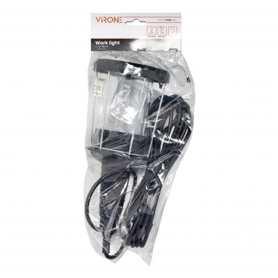 Lampa warsztatowa E27, max.60W, IP20,szklany klosz (WL-11)