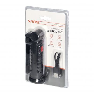 Latarka warsztatowa LED COB 2W, 200lm, 1200 mAh, składana (WL-12)