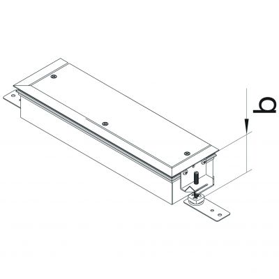 tehalit.BK Końcówka kanału wanna stalowa BKW 400x(90-130)mm stal BKWE400090 HAGER (BKWE400090)