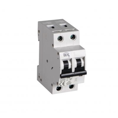 KMB6-C2/2 Wyłącznik nadprądowy IDEAL TS 2P KMB6-C2/2 6kA KANLUX (32556)
