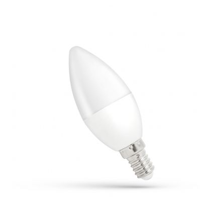 Żarówka LED ŚWIECOWA E27 230V 4W CW Zimna WOJ+13037_4W Spectrum (WOJ+13035_4W)
