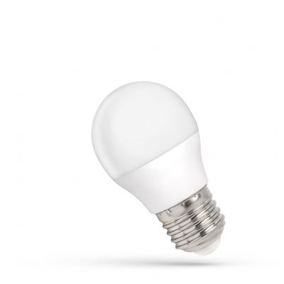 Żarówka LED E27 4W kulka biała neutralna 4000K SPECTRUM (WOJ+14505)