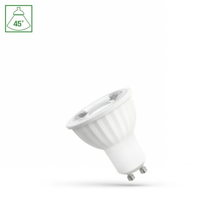 Żarówka LED z soczewką GU10 4W 45st 4000K ciepła biel  WOJ+14089 Spectrum Led (WOJ+14089)