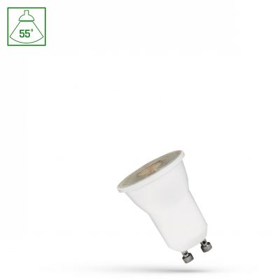 Żarówka LED MR11 GU10 230V 4W ciepła z soczewką SPECTRUM (WOJ+14666)