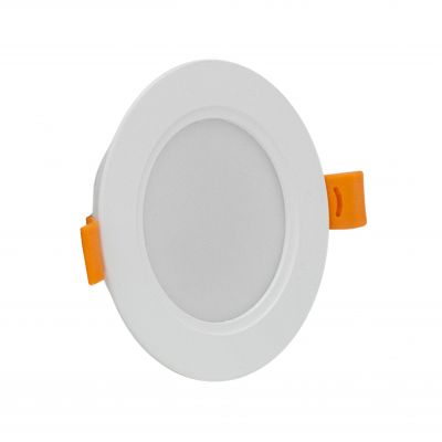 Oprawa downlight DURE 3 5W NW b. neutralna 230V 110st IP54 IK06 95x31 BIAŁY okrągła zasilacz zintegrowany Spectrum LED (SLI043021NW_PW)