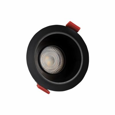 Oprawa oczko FIALE COMFORT GU10 OCZKO GU10 250V IP20 FI85x50mm CZARNY okrągła środek czarny ruchoma Spectrum LED (SLIP001019)