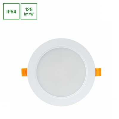 Oprawa lampa DURE 3 DOWNLIGHT 12W neutralna biel 230V 110st IP54 IK06       145x34 BIAŁY okrągła zasilacz zintegrowany SLI043007NW_PW (SLI043007NW_PW)